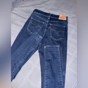 Levi's Dark Blue Denim Jeans